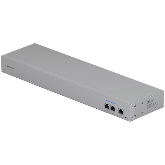 Ubiquiti WAN Switch USW-WAN-RJ45-EU 10 GbE linking two Shadow Mode High Availability UniFi Gateways to a – product photo