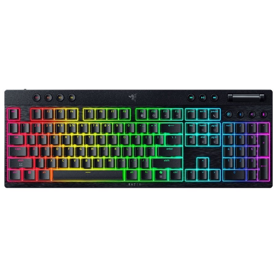 Razer BlackWidow V4 Low-profile HyperSpeed (Green Switch) - US Layout - Gaming Keyboard