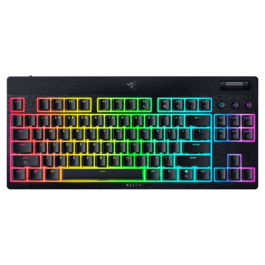 Razer BlackWidow V4 Low-profile Tenkeyless HyperSpeed (Yellow Switch) - US Layout - Gaming Keyboard