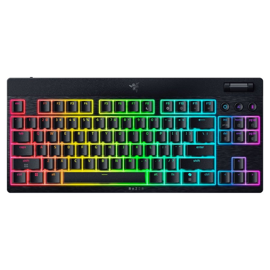 Razer BlackWidow V4 Low-profile Tenkeyless HyperSpeed (Green Switch) - US Layout - Gaming Keyboard