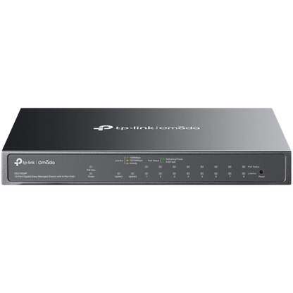 Omada 10-Port Gigabit Easy Managed Switch with 8-Port PoE+ 8× Gigabit PoE+ Ports, 1x Gigabit by TP-Link – product photo