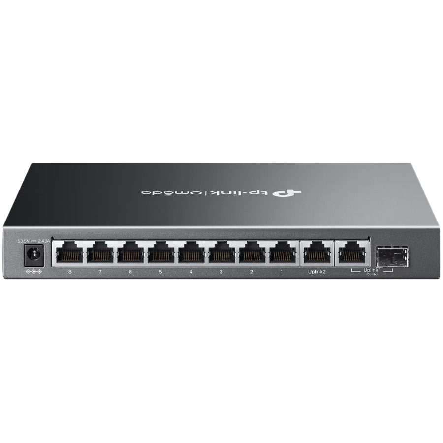 Omada 10-Port Gigabit Easy Managed Switch with 8-Port PoE+ 8× Gigabit PoE+ Ports, 1x Gigabit Non-PoE by TP-Link – view 2