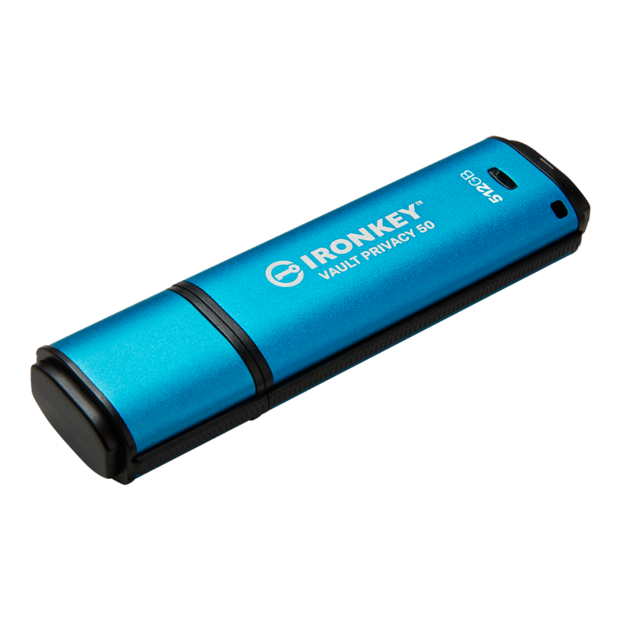 Kingston, 512GB IronKey Vault Privacy 50 AES-256 Encrypted, FIPS 197 – alternate product view 2