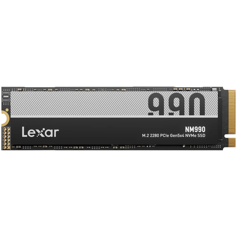 LEXAR NM990 2TB PCIe Gen5 x4 M.2 NVMe up to 14000 MB/s read and 10000 MB/s write – product image