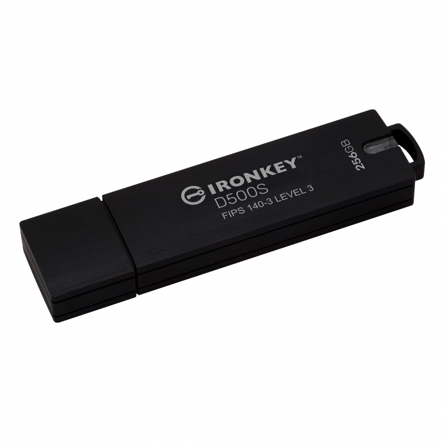 Kingston 256GB IronKey D500S FIPS 140-3 Lvl 3 (Pending) AES-256 – alternate product view 2