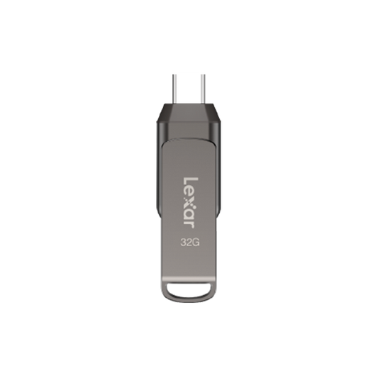 Lexar 32GB Dual Type-C and Type-A USB 3.1 flash drive, up to 100MB/s read – product image