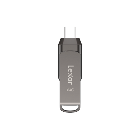 Lexar 64GB Dual Type-C and Type-A USB 3.1 flash drive, up to 130MB/s read – product image