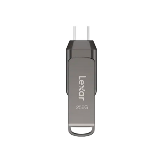 Lexar 256GB Dual Type-C and Type-A USB 3.1 flash drive, up to 130MB/s read – product image