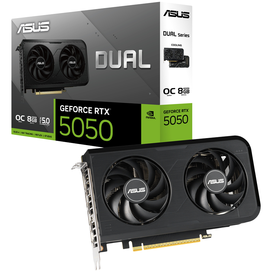 ASUS Dual GeForce RTX 5050 OC Edition 8GB GDDR6