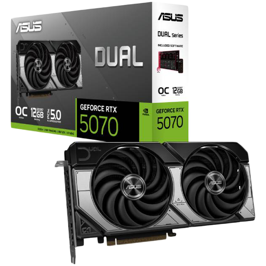 ASUS Dual GeForce RTX 5070 OC Edition 12GB GDDR7
