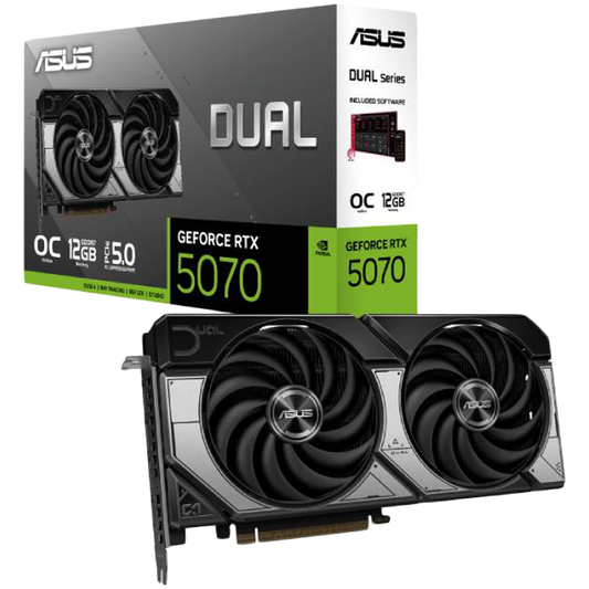 ASUS Dual GeForce RTX 5070 OC Edition 12GB GDDR7