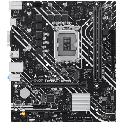 ASUS PRIME H610M-K ARGB mATX LGA1700 DDR5 – alternate product view 2