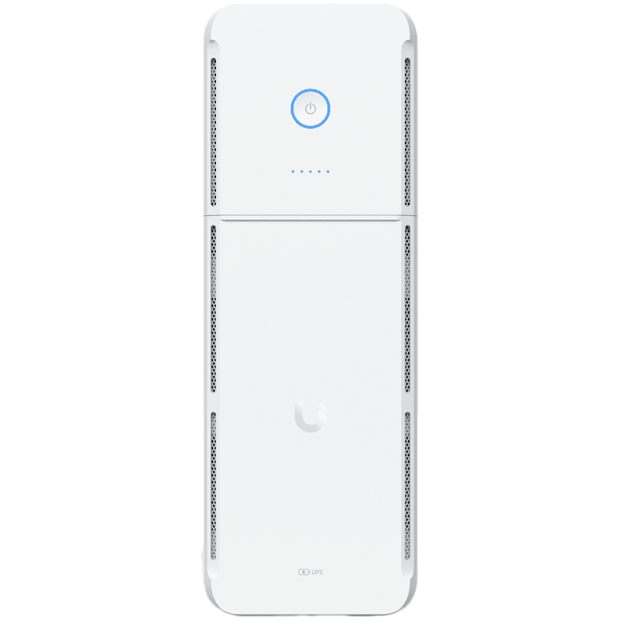 Ubiquiti UPS-Tower-EU UniFi managed 1kVA uninterruptible power supply with 5 surge-only outlets and 5 software-resettable surge and backup devices - product photo
