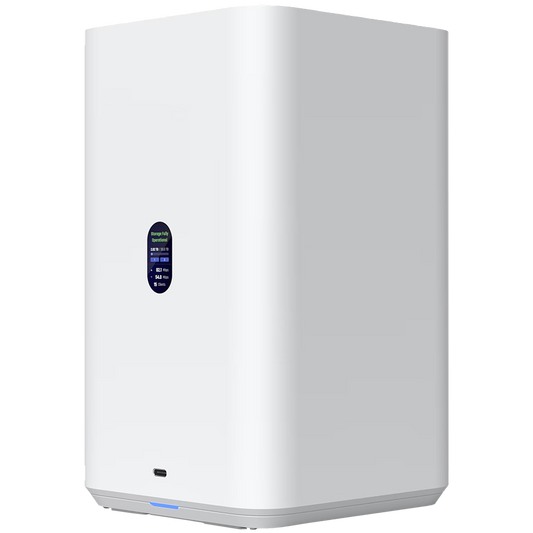 Ubiquiti UniFi  UNAS-2-W-EU Network Attached Storage with (2) 3.5inch HDD bays, 2.5 GbE networking, USB-C – product photo