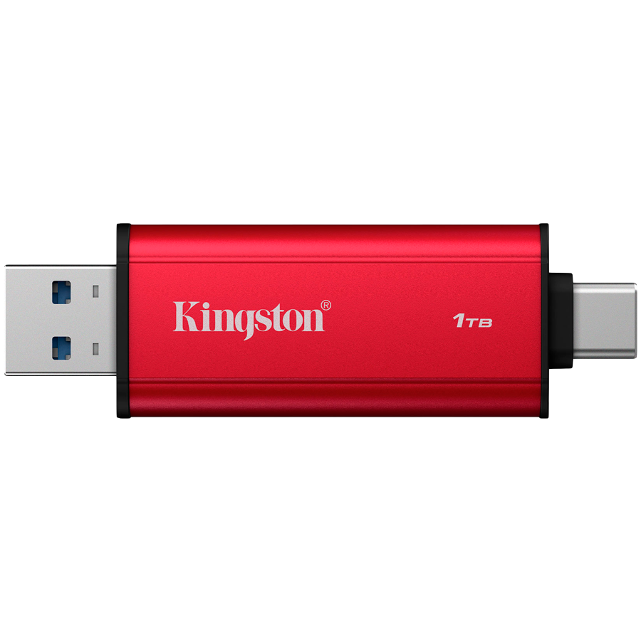Kingston 1TB Dual USB-A/C Portable SSD, Up to 1050MB/s USB 3.2 Gen 2 – alternate product view 2