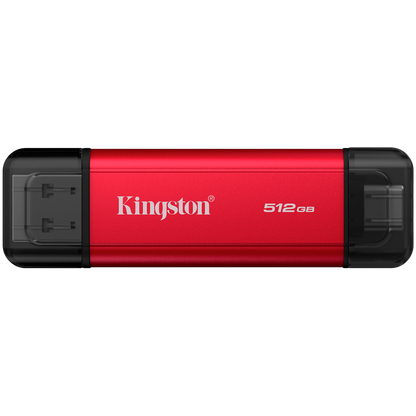 Kingston 512GB Dual USB-A/C Portable SSD, Up to 1050MB/s USB 3.2 Gen 2