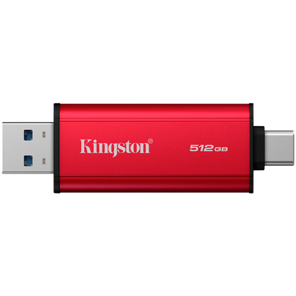 Kingston 512GB Dual USB-A/C Portable SSD, Up to 1050MB/s USB 3.2 Gen 2 – alternate product view 2