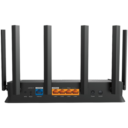 TP-Link Dual-Band BE6500 Wi-Fi 7 Router, 688Mbps at 2.4GHz, 5764Mbps at 5GHz, 6 antennas, 2.0GHz quad core CPU, – view 3