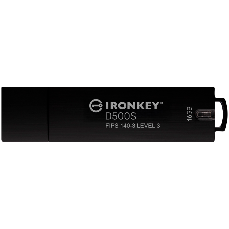 KINGSTON 16GB IronKey D500S FIPS 140-3 Lvl 3 (Pending) AES-256
