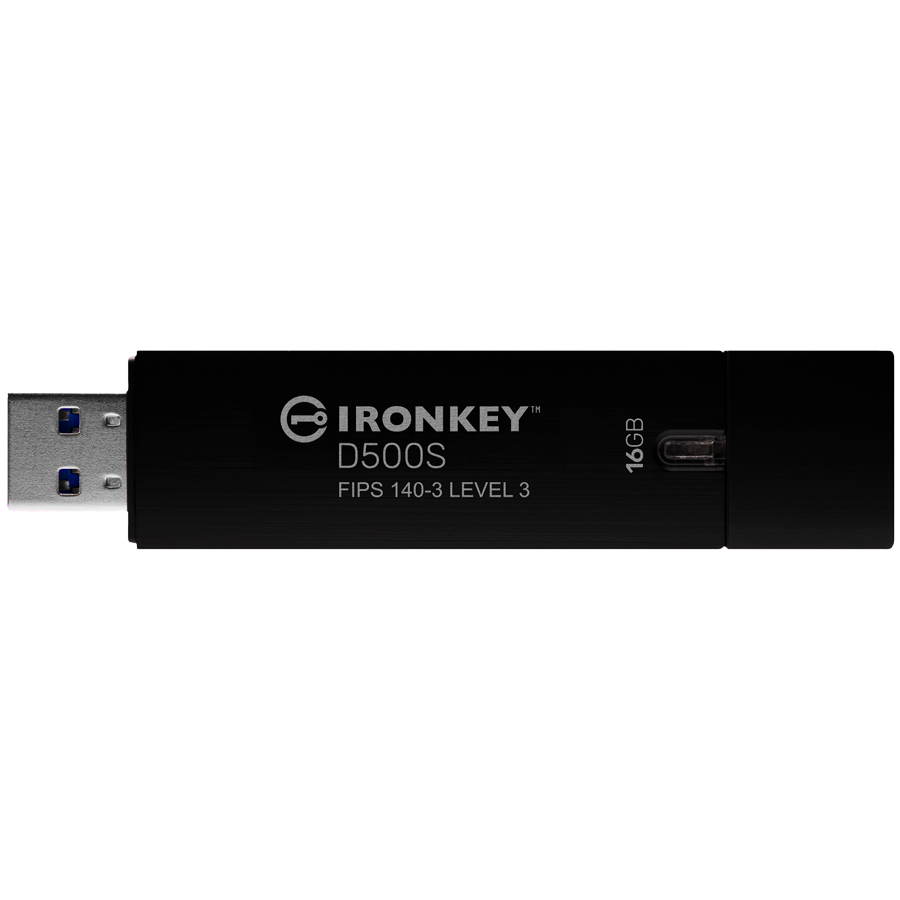 KINGSTON 16GB IronKey D500S FIPS 140-3 Lvl 3 (Pending) AES-256 – alternate product view 2