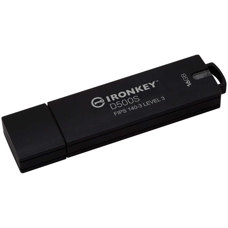 KINGSTON 16GB IronKey D500S FIPS 140-3 Lvl 3 (Pending) AES-256 – alternate product view 3