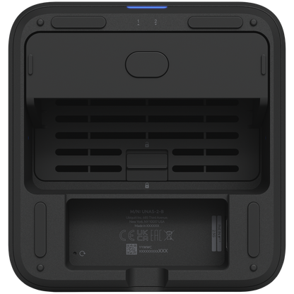 Ubiquiti UniFi UNAS-2-B-EU Network Attached Storage with (2) 3.5inch HDD bays, 2.5 GbE networking, USB-C – view 4