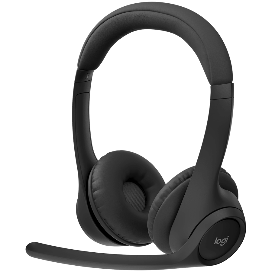 Logitech Headset - Zone 305 - Midnight Black - 2.4GHZ BT - EMEA28-935 - Bundle, Teams – product photo