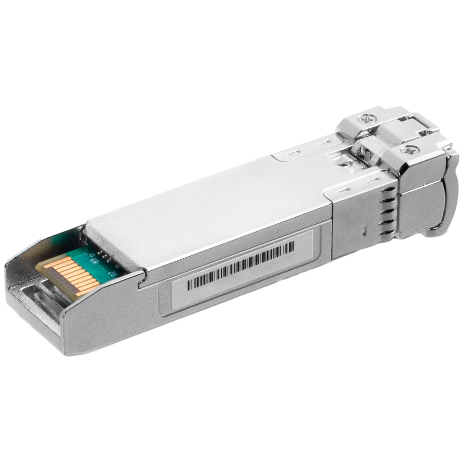 TP-Link SM5110-LR Omada 10GBase-LR SFP+ LC Transceiver, Single-mode SFP+ LC Transceiver, Hot-Pluggable, – product photo