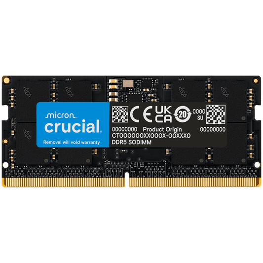 Crucial 16GB DDR5-5600 SODIMM CL46 (16Gbit) Tray