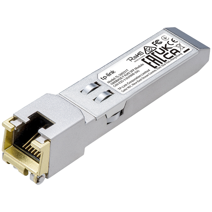 Omada 1000BASE-T RJ45 SFP Module by TP-Link – product photo