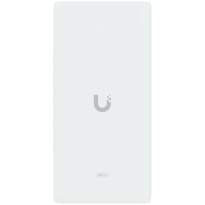 Ubiquiti UniFi 10G PoE+++ Adapter (90W), can power UniFi PoE+++ devices, reduce dependency on PoE switch power, and provide a Multi-Gigabit LAN connection, Contains RJ45 data input, AC cable with earth ground, and PoE+++ output - image 2