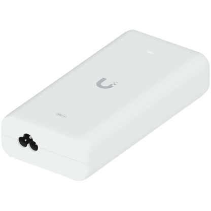 Ubiquiti UniFi 10G PoE+++ Adapter (90W), can power UniFi PoE+++ devices, reduce dependency on PoE switch power, and provide a Multi-Gigabit LAN connection, Contains RJ45 data input, AC cable with earth ground, and PoE+++ output - image 3