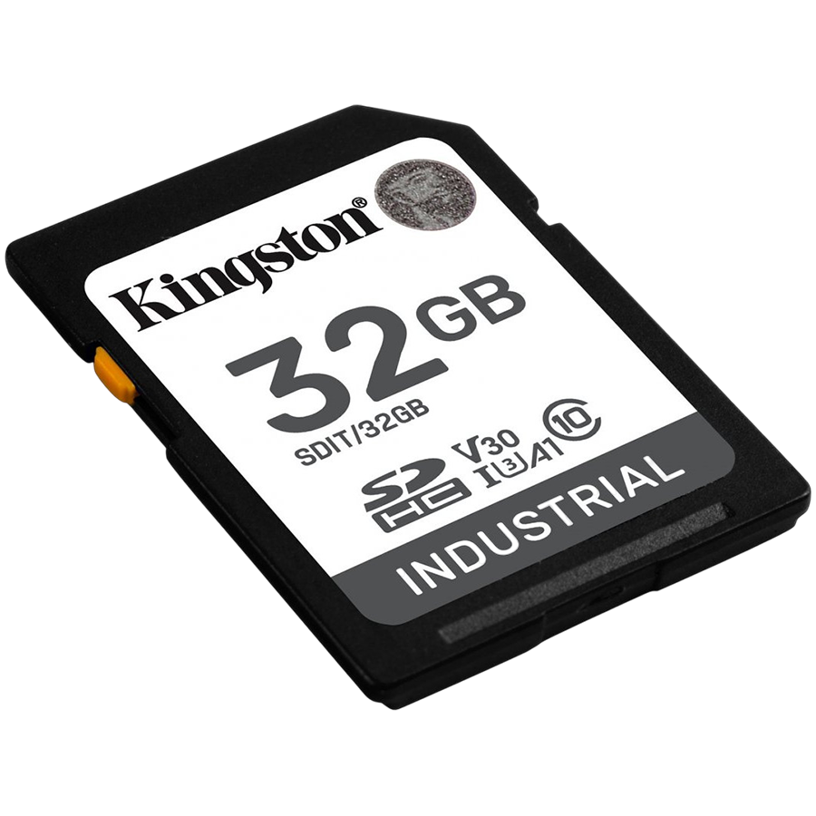 Kingston 32GB SDHC Industrial -40C to 85C C10 UHS-I U3 V30 A1 pSLC – alternate product view 2