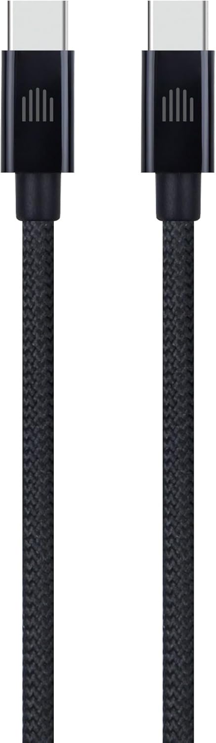 Dviced USB-C to USB-C Nylon Cable 0.25m — Black – view 2