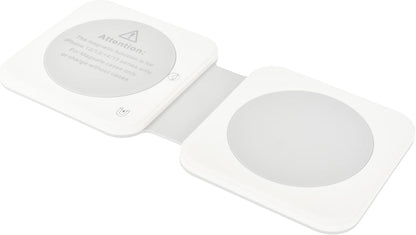 Dviced 2-in-1 Foldable Magnetic Wireless Charger — White – view 3
