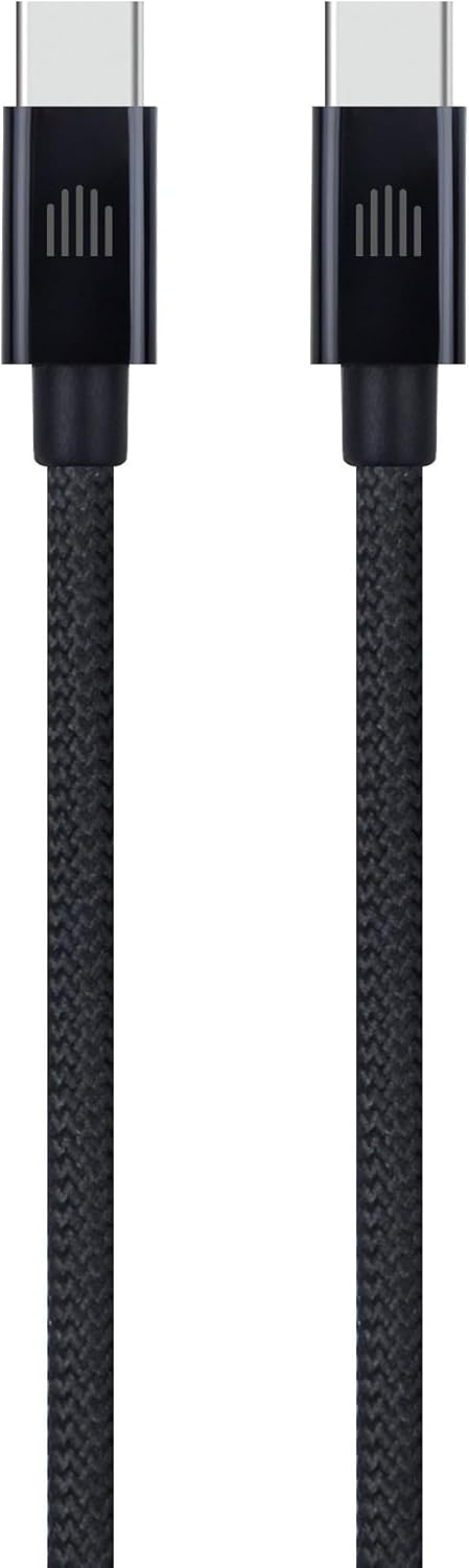 Dviced USB-C to USB-C Nylon Cable 1.25m — Black – view 2