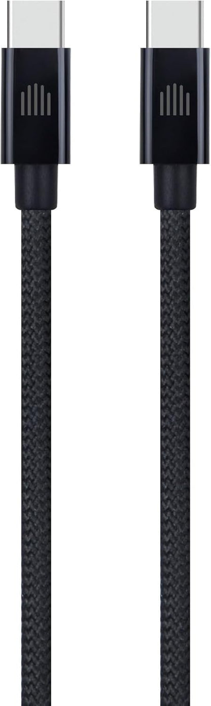 Dviced USB-C to USB-C Nylon Cable 1.25m — Black – view 2