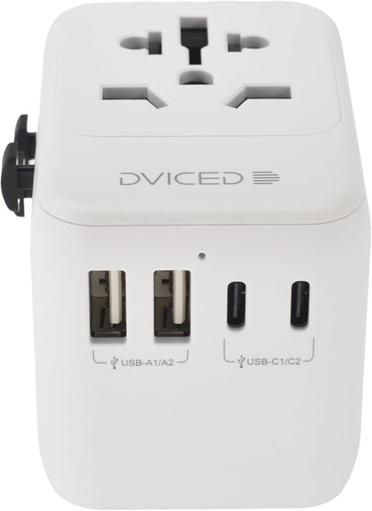 Dviced 28W Universal Travel Adapter — White – view 3