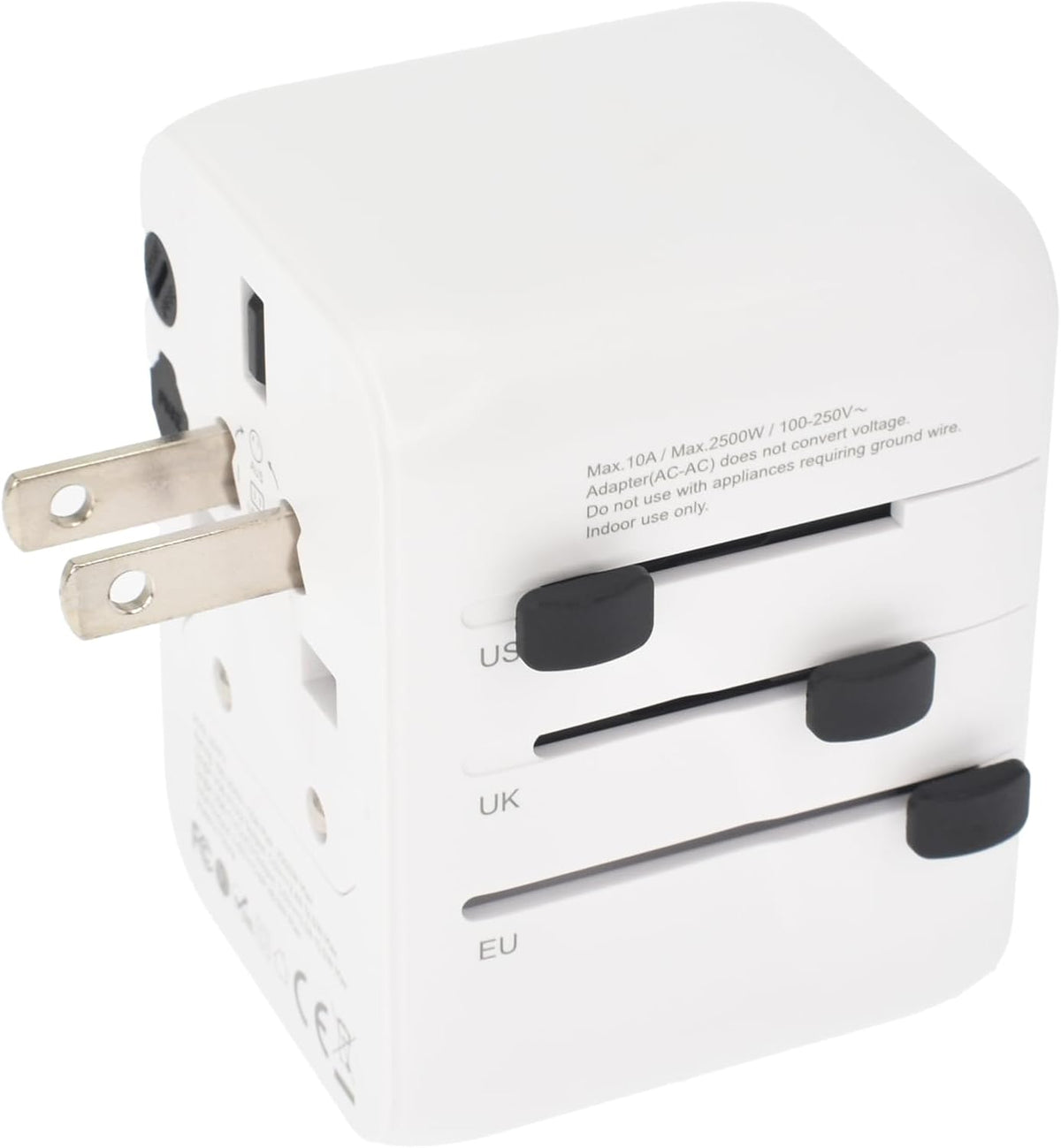 Dviced 28W Universal Travel Adapter — White – view 7