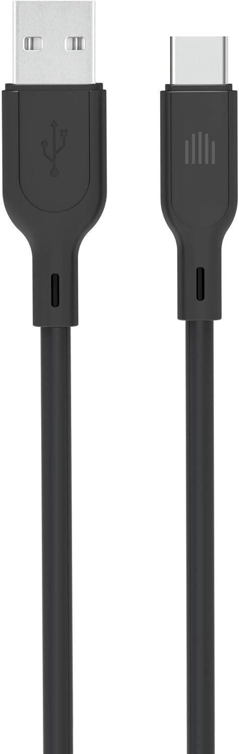 Dviced USB-A to USB-C Silicone Cable 1.25m — Black – view 2
