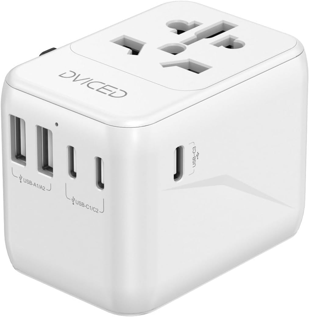Dviced 28W Universal Travel Adapter — White – view 2