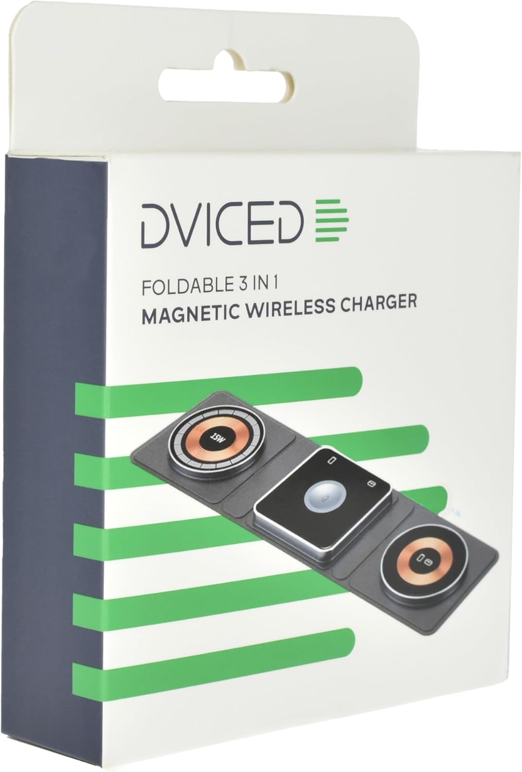 Dviced 3-in-1 Foldable Magnetic Wireless Charger — Black/Copper – view 4