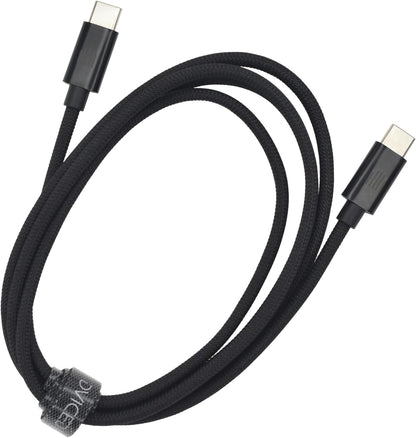 Dviced USB-C to USB-C Nylon Cable 1.25m — Black – view 4