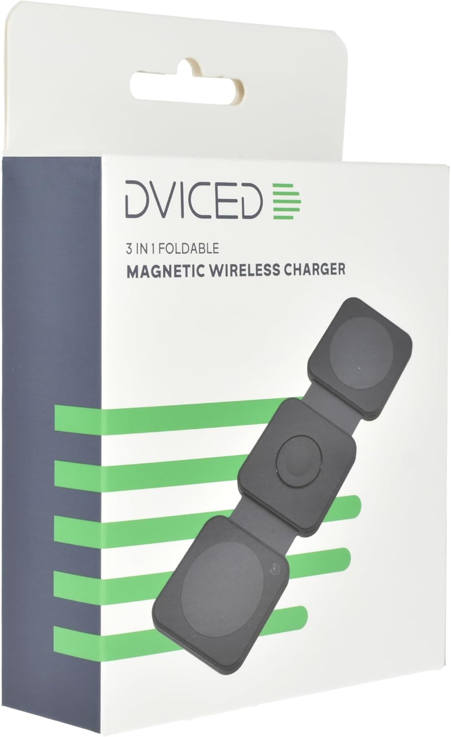 Dviced 3-in-1 Foldable Magnetic Wireless Charger — Black – view 6