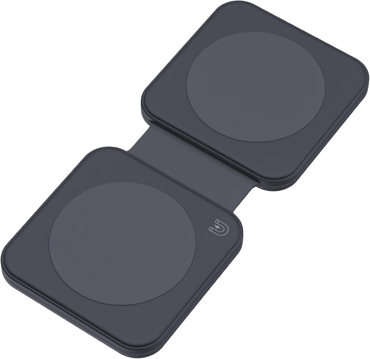 Dviced 2-in-1 Foldable Magnetic Wireless Charger — Black – view 3