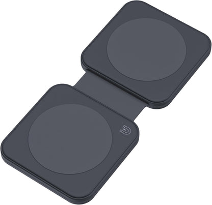 Dviced 2-in-1 Foldable Magnetic Wireless Charger — Black – view 3