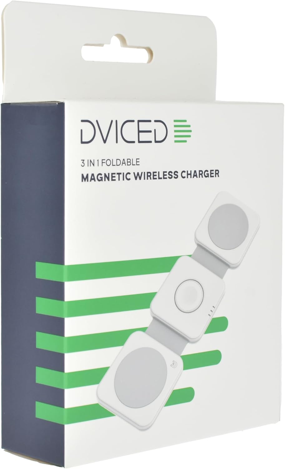 Dviced 3-in-1 Foldable Magnetic Wireless Charger — White – view 6