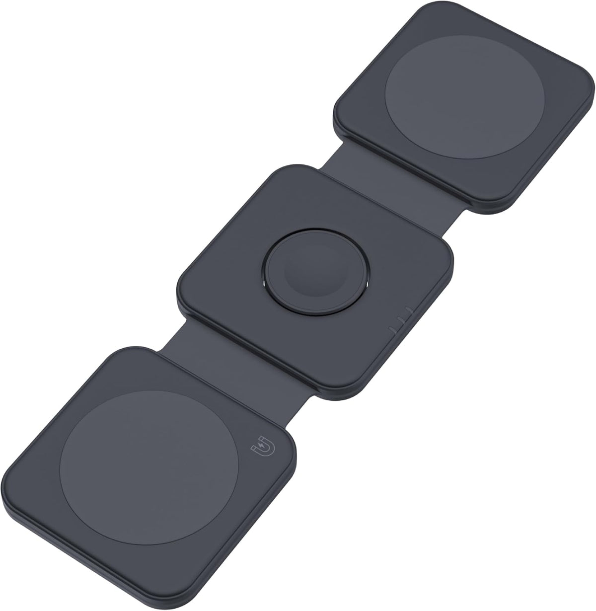 Dviced 3-in-1 Foldable Magnetic Wireless Charger — Black – view 3