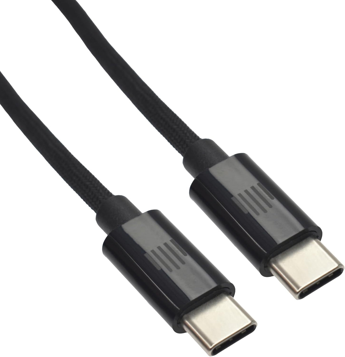 Dviced USB-C to USB-C Nylon Cable 0.25m — Black – view 3