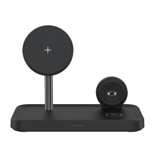 Dviced 3-in-1 Magnetic Wireless Charging Stand — Black – product photo